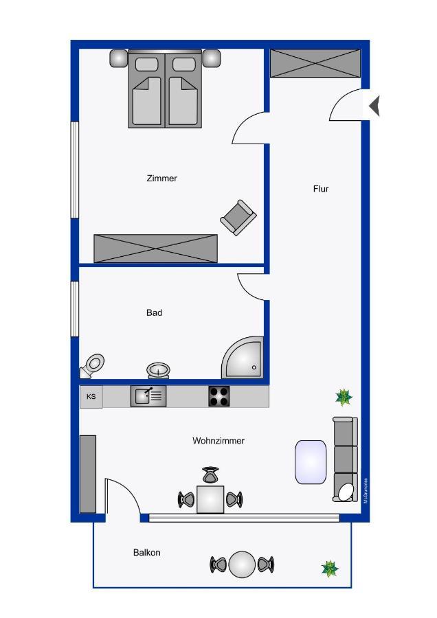 Ferienwohnung Hooge 30 Wyk auf Föhr Dış mekan fotoğraf